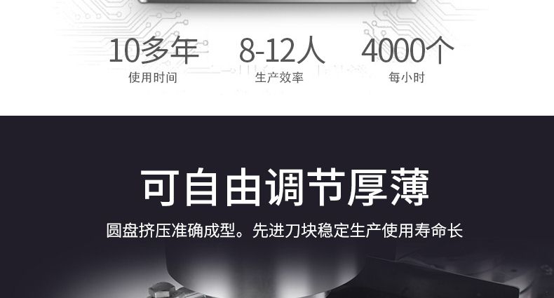 VFD-4000型汤圆自动成型排盘一体机产品描述